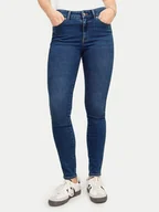 Spodnie damskie - JJXX Jeansy Vienna 12259620 Granatowy Skinny Fit - miniaturka - grafika 1