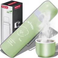 Kubki termiczne - Termos Stalowy Próżniowy Termiczny Kubek Bidon 500Ml 0,5L Na Kawę Xxl Zielony - miniaturka - grafika 1