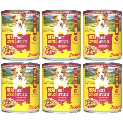 Karma dla psa JOSERA Meatlovers Adult Menu Wołowina z ziemniakami 6 x 800 g