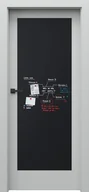 Drzwi wewnętrzne - Skrzydło Verte Home E 0 Z Tablicą Szary - miniaturka - grafika 1
