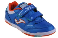 Piłka nożna - Joma Top Flex Jr 2304 IN TPJW2304INV, dla chłopca, buty halowe - halówki, Niebieski - miniaturka - grafika 1