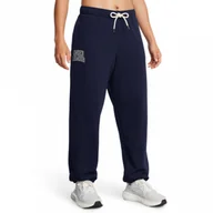 Spodnie damskie - Damskie spodnie dresowe Under Armour UA Icon Hwt Terry Os Pant - granatowe - miniaturka - grafika 1