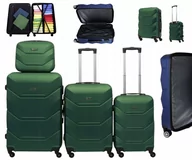 Walizki - WALIZKA PODRÓŻNA BAGAŻ DUŻA ŚREDNIA MAŁA KUFEREK KÓŁKA SZYFR WYJAZD WAKACJE - miniaturka - grafika 1