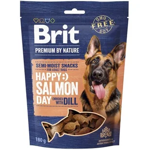Przysmak dla psa BRIT Premium By Nature Happy Snacks Łosoś z koperkiem 180 g - Przysmaki dla psów - miniaturka - grafika 1