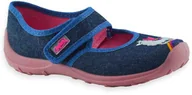 Buty dla dziewczynek - Kapcie dla dziewczynki balerinki do szkoły Befado 661Y008 Boogy - miniaturka - grafika 1