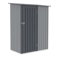 Altany ogrodowe - Szopa narzędziowa KENT 143x89cm Light Grey, stalowa, wentylowana, kompaktowy magazyn na narzędzia i akcesoria ogrodowe Hardmaister - miniaturka - grafika 1