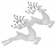 Bombki - Renifer Zawieszka Bombki Na Choinkę Stroik 2Szt - miniaturka - grafika 1