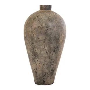 Brązowy wysoki wazon z terakoty Corvo – House Nordic - Wazony i flakony - miniaturka - grafika 1