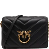 Torebki damskie - Pinko Skórzana torebka na ramię LOVE CLICK CLASSIC SHEEP NAPPA - miniaturka - grafika 1