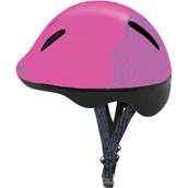 Kaski rowerowe - Spokey Kask Strapy 1 rozmiar 44-48) Różowy - miniaturka - grafika 1