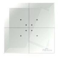 Systemy inteligentnych domów - F&F F&Wave przycisk szklany 4-kanałowy biały 230V FW-GS-230-W FW-GS-230-W - miniaturka - grafika 1