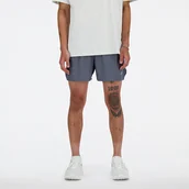 Spodenki męskie - Spodenki męskie New Balance MS41286GT  szare - miniaturka - grafika 1