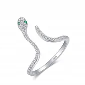 Pierścionki - Srebrny pierścionek próby 925 żmija żmijka do Pandora Apart - miniaturka - grafika 1