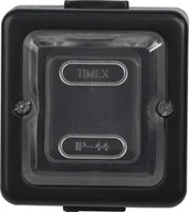 Wyłączniki światła i elektryczne - Timex elektro LOFT Łącznik pojedynczy n/t IP44 czarny /czarny ogumowany klawisz/ WNT-1J CZA WNT-1J CZA - miniaturka - grafika 1