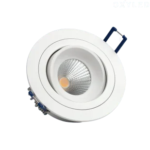 OXYLED Lampa wpuszczana MODI RO SLIM 6W 36 3000K biała 459581 - Oprawy, klosze i abażury - miniaturka - grafika 1