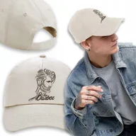 Czapki i chusty sportowe męskie - CZAPKA Beżowa Daszek Prezent Dla THE BARBER Wzory - miniaturka - grafika 1