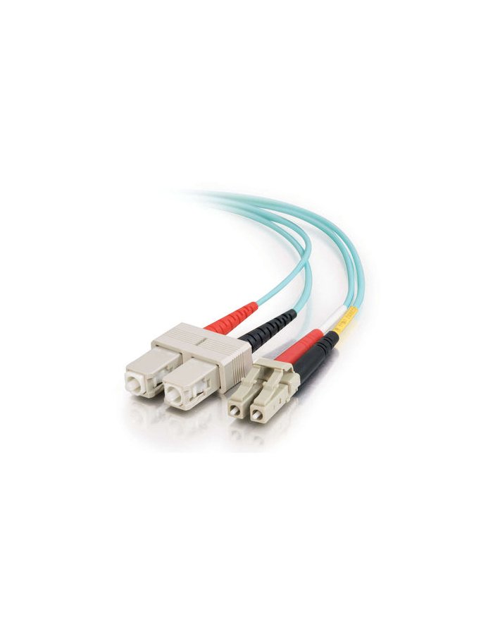 CABLES TO GO 85515 kabel optyczny 3 m SC OFNR Turkusowy