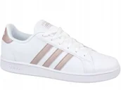 Sneakersy damskie - Adidas Unisex Grand Court K Dziecięce Sneakersy, Biały - miniaturka - grafika 1