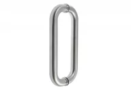 Akcesoria do drzwi - Pochwyt dwustronny zaokrąglony B-Harko fi 32x300 z elementami mocującymi stal nierdzewna matowa kpl. śrub - miniaturka - grafika 1