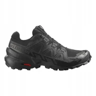 Buty sportowe damskie - Buty Salomon Speedcross 6 Gtx W Black/Phantom Czarny 40 2/3 - miniaturka - grafika 1