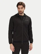 Bluzy męskie - EA7 Emporio Armani Bluza 7M000308 AF13526 UC001 Czarny Regular Fit - miniaturka - grafika 1