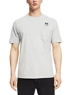 Koszulki męskie - edc by Esprit T-shirt męski, 044/jasnoszary 5, L - miniaturka - grafika 1