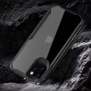 Crong Hybrid Clear Cover - Etui iPhone 11 Pro (czarny) - Etui i futerały do telefonów - miniaturka - grafika 5
