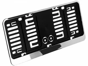 inny Ramka na tablicę rejestracyjną małą 305x114mm chrom N11-9677 - Akcesoria motoryzacyjne - miniaturka - grafika 1