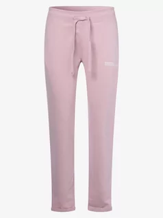 Spodnie sportowe damskie - Marie Lund Marie Lund - Damskie spodnie dresowe, różowy - grafika 1