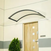 Daszki nad drzwi - LANITPLAST daszek nad drzwiami TOPAZ 130/70 antracyt - miniaturka - grafika 1