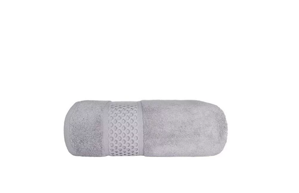 Ręcznik Rete 50x90 cm szary frotte 650 g/m2 bawełniany przędza dwupętelkowa soft touch 24/2