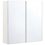 Szafki łazienkowe - Shumee Shumee Szafka łazienkowa wisząca z lustrem 60 x 60 cm NAVARRA 293115 - miniaturka - grafika 1