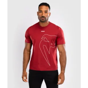 Venum T-Shirt Koszulka Giant Connect Red Carmin - Koszulki sportowe męskie - miniaturka - grafika 1