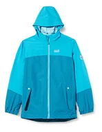 Kurtki i płaszcze dla dziewczynek - Jack Wolfskin Płaszcz puchowy dla dzieci unisex, Port morski, 116 cm - miniaturka - grafika 1
