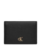Etui na dokumenty i karty - Calvin Klein Etui na karty kredytowe LV04F1063G Czarny - miniaturka - grafika 1