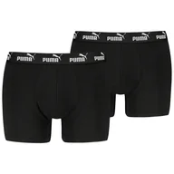 Majtki męskie - Męskie bokserki Puma Elements Basic Boxers 2P Rozmiar: XXL / Kolor: czarny - miniaturka - grafika 1