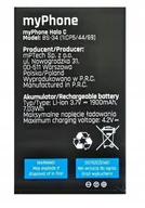 Baterie do telefonów - Bateria Myphone Halo C Bs-34 1900Mah Aktualna Data 100% Oryginalna - miniaturka - grafika 1
