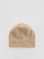 Czapki damskie - Reserved - Czapka z wiskozą - beżowy - miniaturka - grafika 1