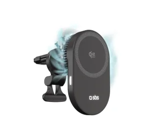 SBS TESUPPVENTWIRQI225W Qi2.2 25W - Uchwyty samochodowe do telefonów - miniaturka - grafika 1