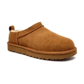 Kapcie damskie - UGG Mule W CLASSIC MICRO | z dodatkiem wełny | zamsz - miniaturka - grafika 1