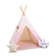 Namioty i tipi dla dzieci - Namiot tipi dla dzieci, bawełna, okienko, jednorożec, słodka lukrecja - miniaturka - grafika 1