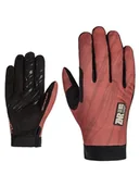 Rękawiczki - Ziener Męskie rękawiczki CROM Touch Long do jazdy na rowerze/do jazdy na rowerze górskim, długie palce, z funkcją dotykową, oddychające, amortyzujące, kasztanowe, 8,5 - miniaturka - grafika 1