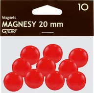 Magnesy - Grand Magnesy 20 mm czerwone 10 sztuk - miniaturka - grafika 1