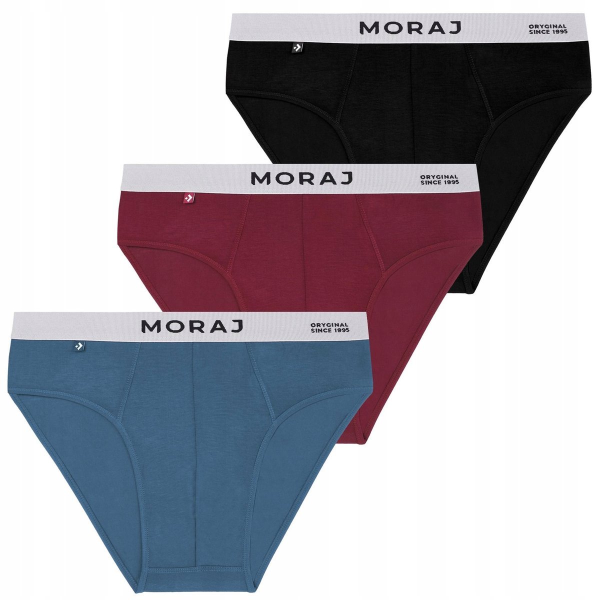 3X MAJTKI SLIPY MĘSKIE BAWEŁNA BAMBUSOWA SLIPKI ZESTAW KOMPLET MORAJ R. 3XL