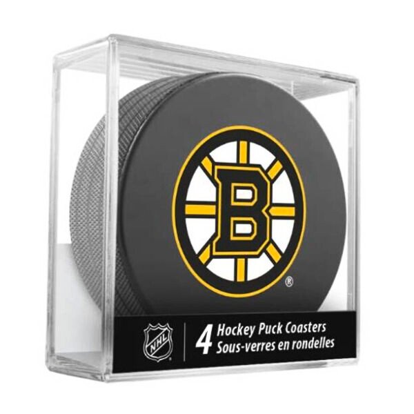 Krążek hokejowy Inglasco Inc. Coasters Cube Boston Bruins