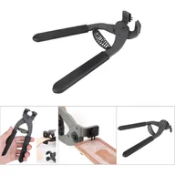 Rękodzieło - TEMU Niesłyszalny narzędzie do dziurkowania skóry z 4 zębami - Niesłyszalne kleje z węglika stalowego w kształcie diamentu do pasków, portfeli, siodł - miniaturka - grafika 1