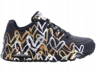 Buty sportowe damskie - Buty Skechers Uno-metallic Love 155523-BKGD niskie 39,5 - miniaturka - grafika 1
