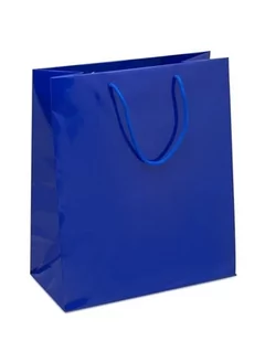 Torba prezentowa, Prestige 300x90x400 mm, granatowa - Opakowania i torebki na prezenty - miniaturka - grafika 1