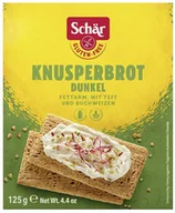 Pieczywo chrupkie - Schar Pieczywo Chrupkie Ciemne bezglutenowe Knusperbrot Dunkel 125g - Schär - miniaturka - grafika 1