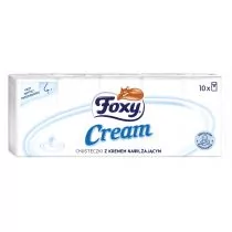 Foxy CHUSTECZKI HIGIENICZNE CREAM 10X10 PL43622 - Chusteczki higieniczne - miniaturka - grafika 1